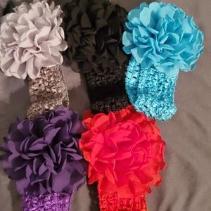 Baby Flower Headbands (5 total)
